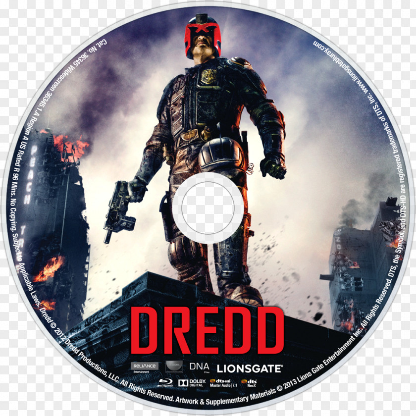 Judge Dredd Blu-ray Disc Digital Copy DVD UltraViolet STXE6FIN GR EUR PNG