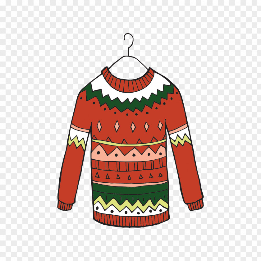 Christmas Jumper Sweater Clip Art PNG