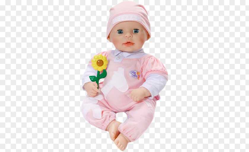 Doll Baby Born Interactive Infant Zapf Creation Toy PNG