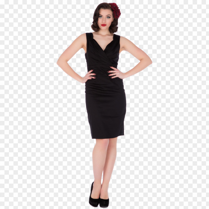 Dress Little Black Retro Style Dolly And Dotty Vintage Clothing PNG