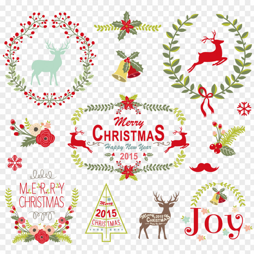 Wreath Christmas Vector Graphics Day Illustration Image PNG