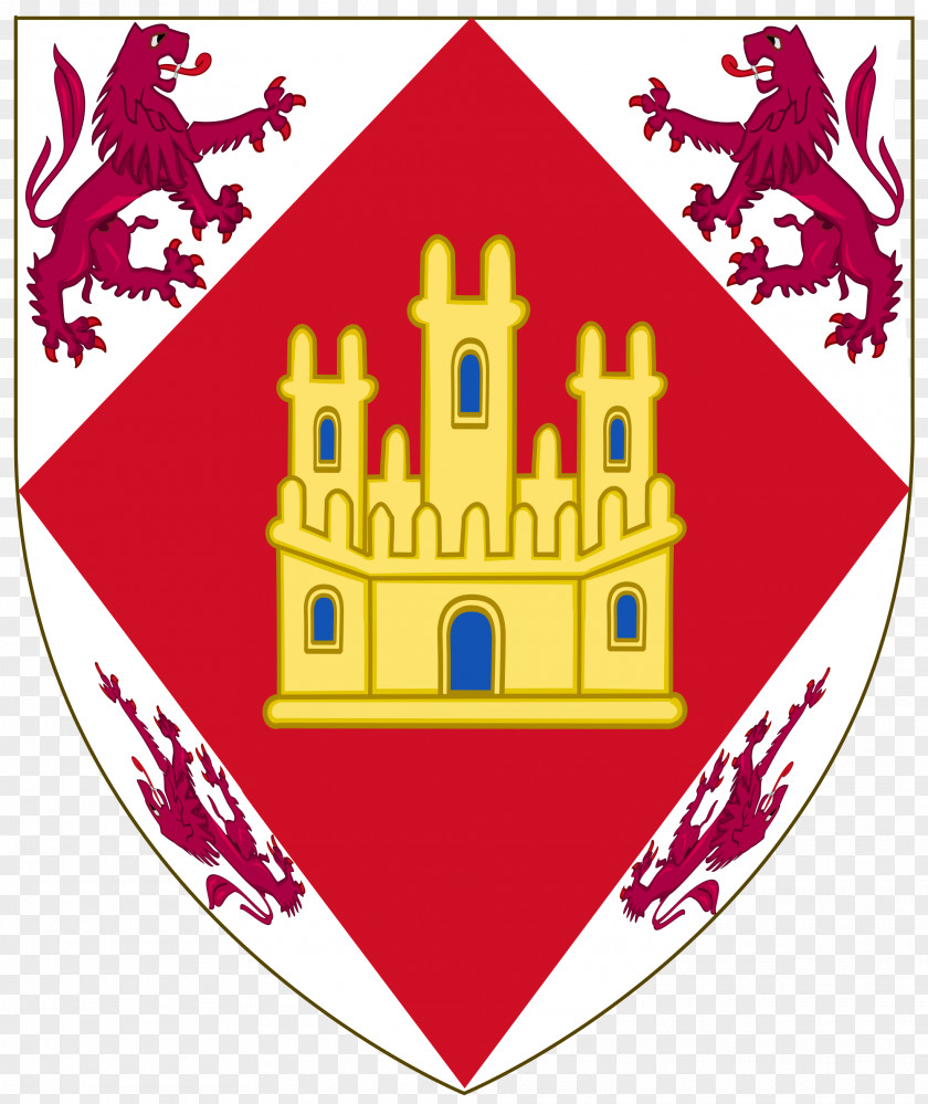 Asturias Leon Crown Of Castile Kingdom Spain Escutcheon Heraldry PNG