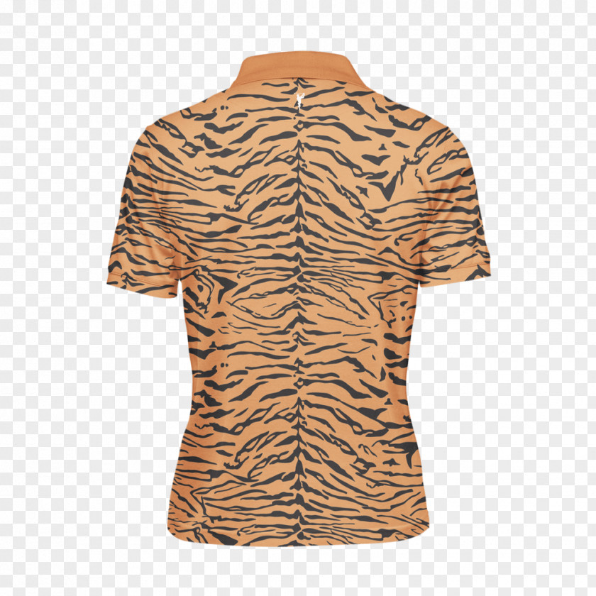 Golf Poster T-shirt Sleeve Polo Shirt Leopard Animal Print PNG