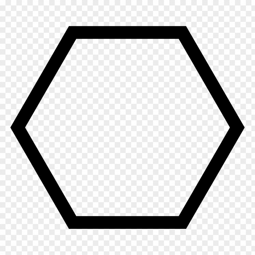 Green Hexagon Line Triangle PNG