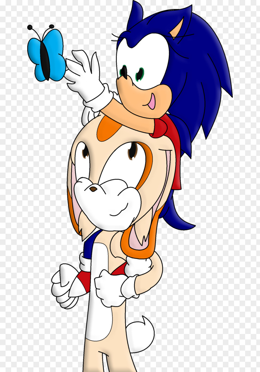 Idea Sonic Chaos Colors The Hedgehog Cream Rabbit Tails PNG