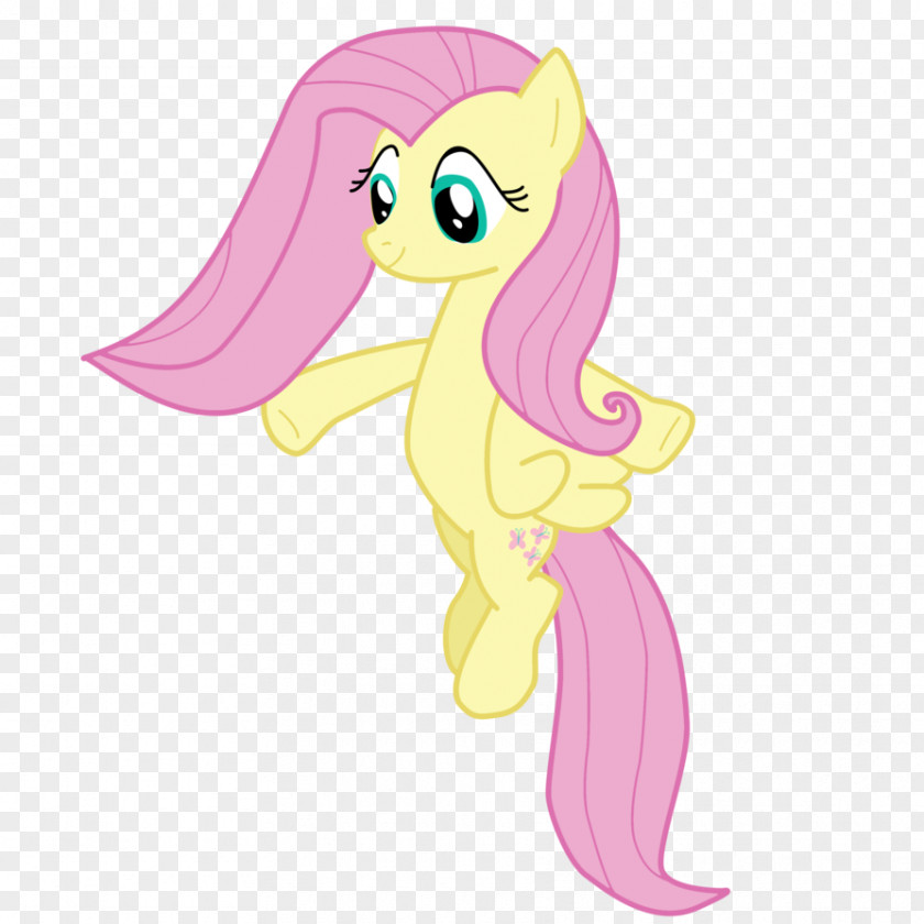 Long Hair Fluttering Horse Clip Art Illustration Pink M Animal PNG