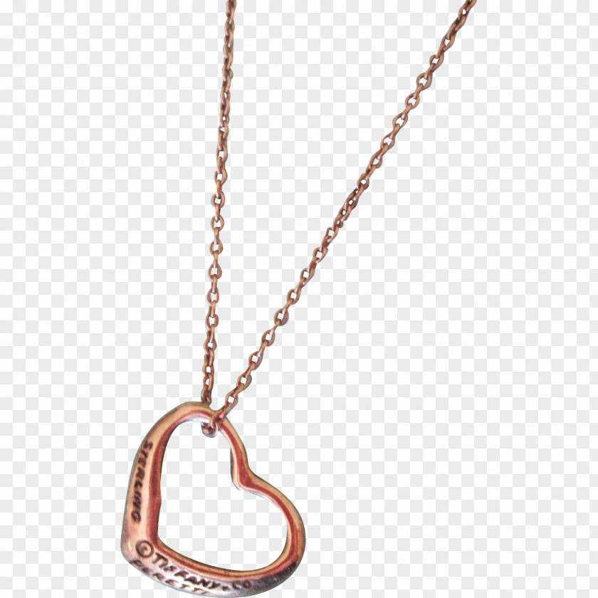 Necklace Locket Gold Plating Silver PNG