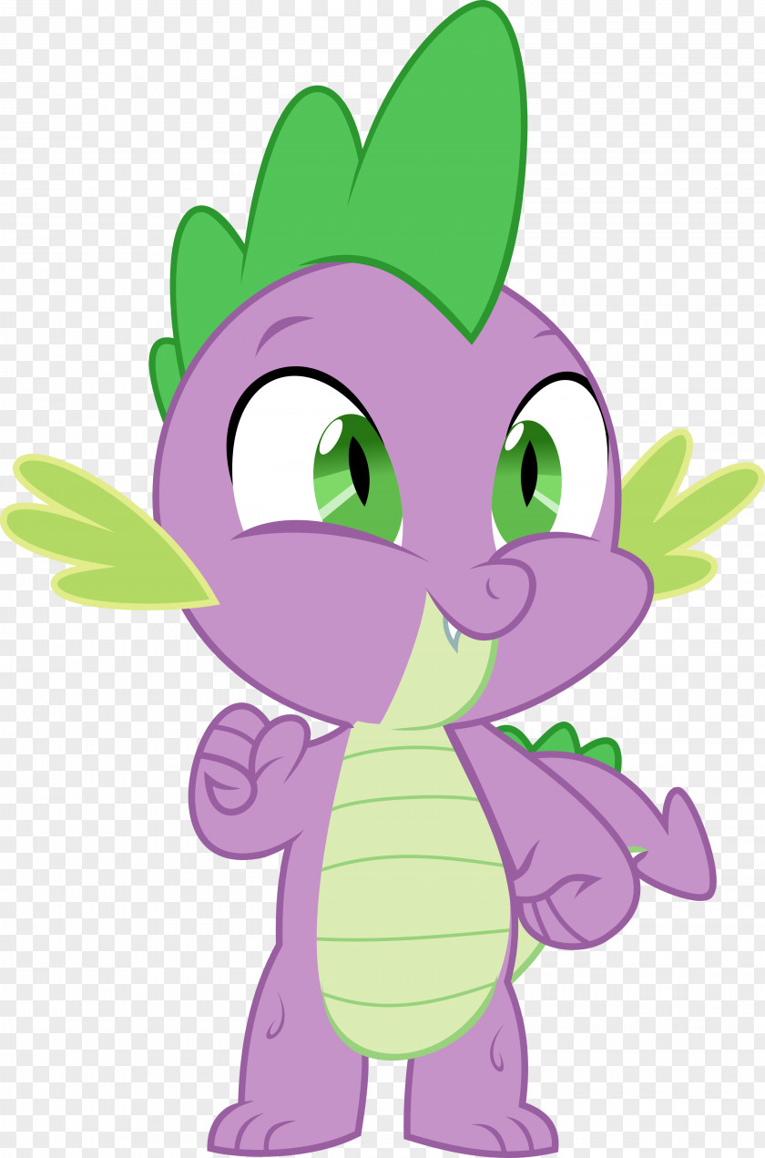 Spike Rainbow Dash Fluttershy Pony Dragon PNG