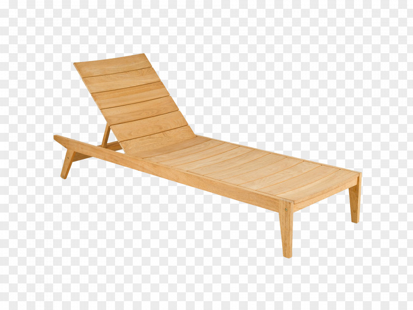 Wood Deckchair Garden Furniture Polyrattan PNG