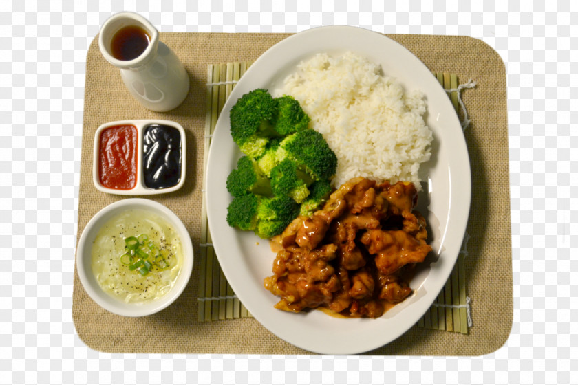 Breakfast Karaage Plate Lunch Indian Cuisine Cooked Rice PNG
