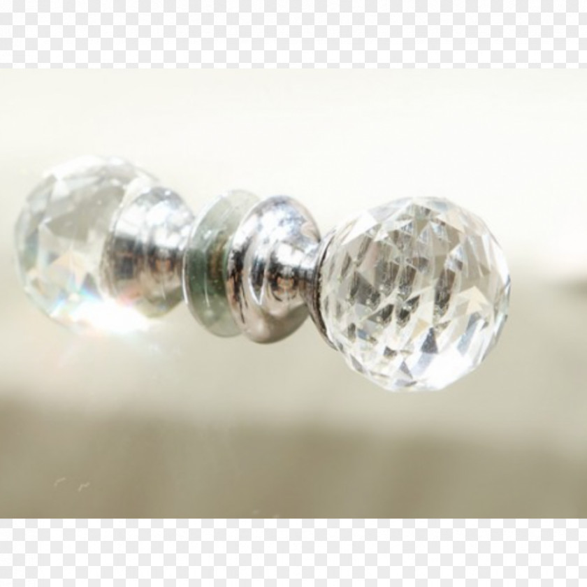 Glass Body Jewellery Bead Silver PNG