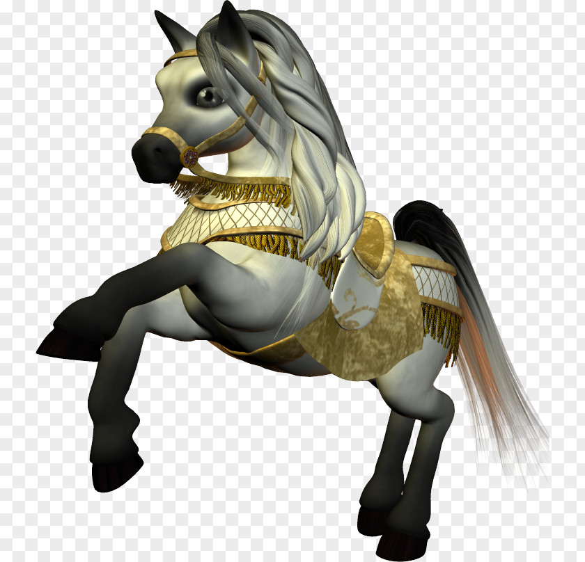 Mustang Mane Pony Pack Animal PNG