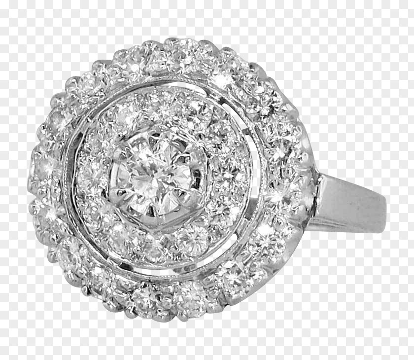 Silver Bling-bling Wedding Ring Product Design Jewellery PNG