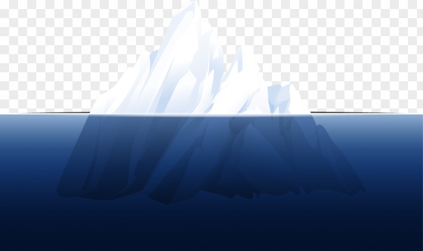 Vector Iceberg Underwater Light Brand Triangle PNG