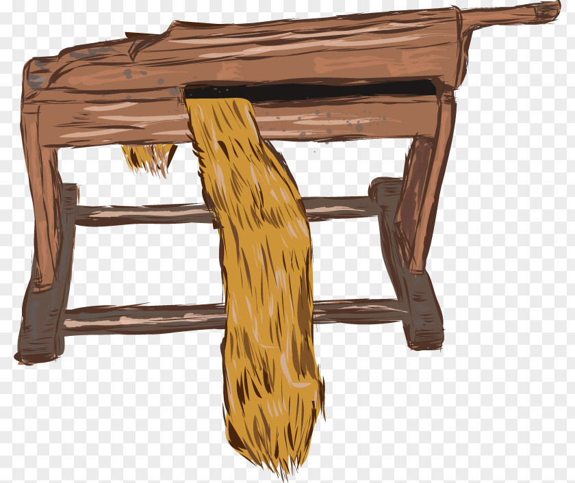 Design Wood Stain Garden Furniture Desk PNG