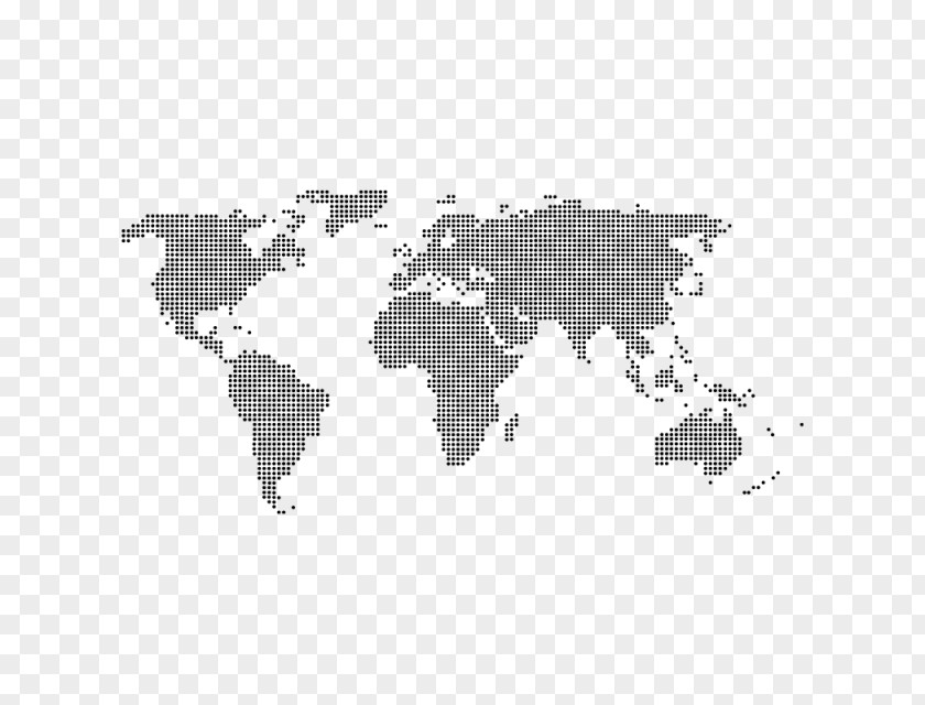 Dotted Map World United States PNG