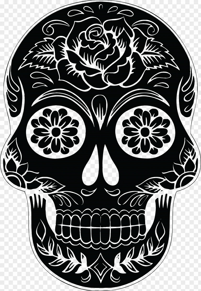 Skulls Calavera Skull Silhouette Clip Art PNG
