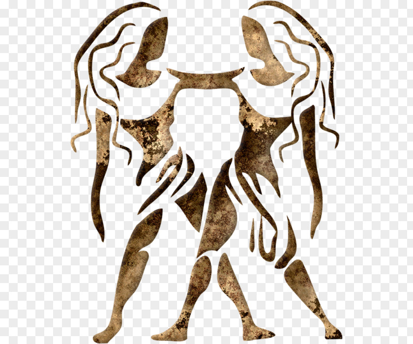 Gemini Astrological Sign Zodiac Art PNG