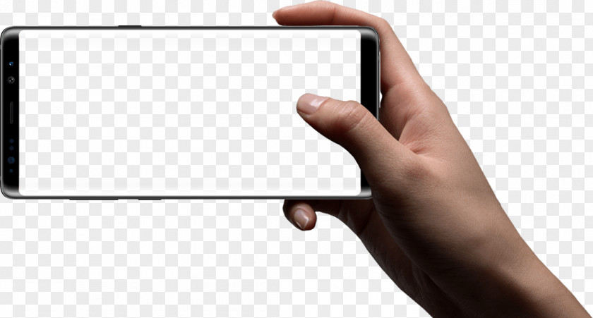 Selfie Samsung Galaxy Note 8 Mockup Smartphone Camera PNG