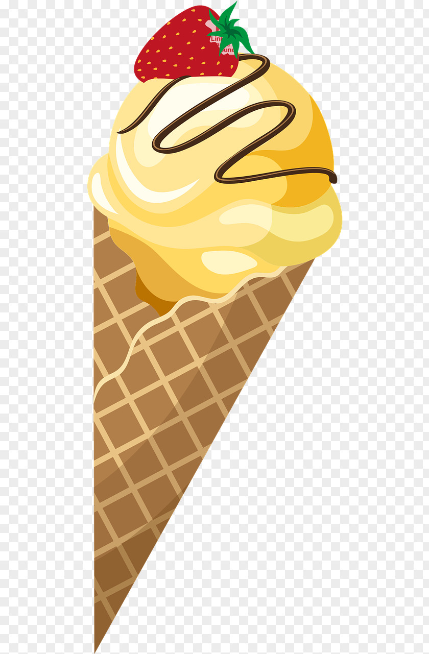 Birthday Ice Cream Bar Dessert Cones Vector Graphics Clip Art PNG