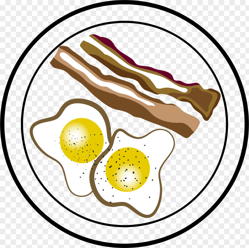 Breakfast Morning Cliparts Bacon, Egg And Cheese Sandwich Fried Ham PNG