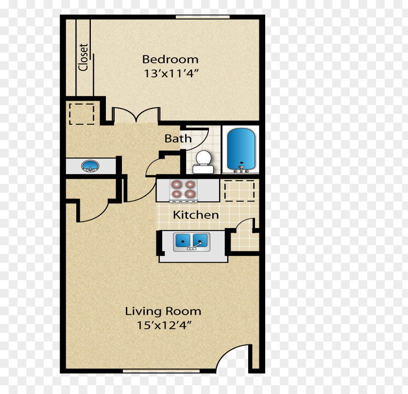 Floor Plan Tree Sanjo Apartment Renting Roommate PNG