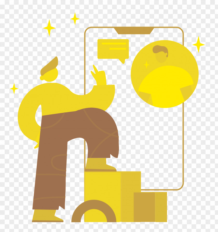Human Logo Text Behavior Yellow PNG