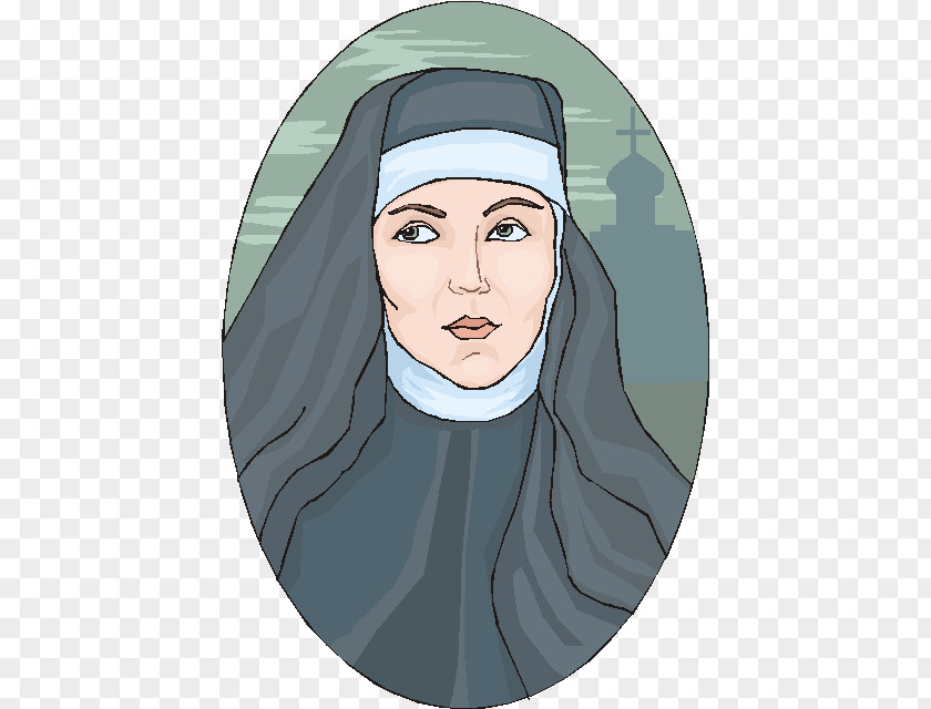 Nose Portrait Headgear Abbess PNG