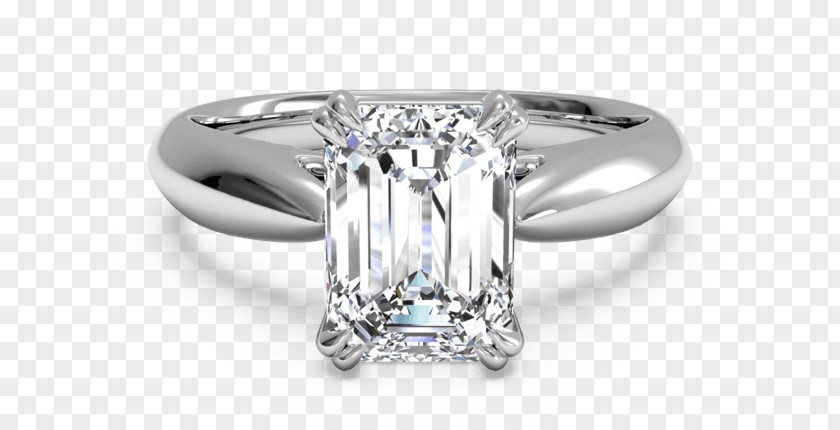 Platinum Ring Diamond Engagement Wedding PNG