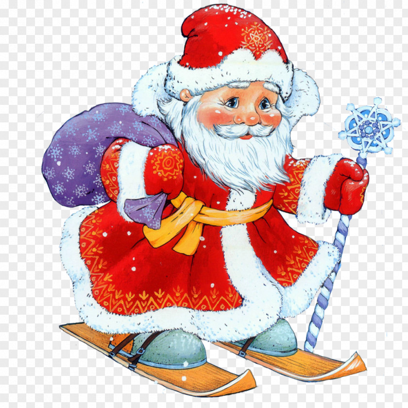 Santa Claus Ded Moroz Snegurochka Holiday New Year PNG