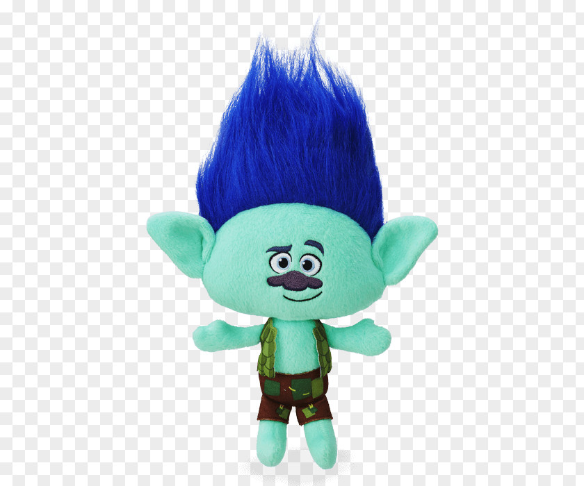 Troll Doll Trolls By Dreamworks Hug 'N Plush Branch Stuffed Animals & Cuddly Toys PNG