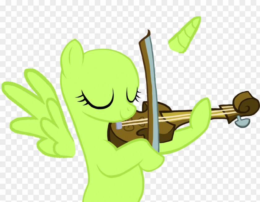 Violin Pony Art PNG
