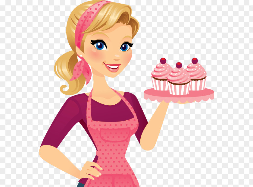 Creative Illustrations Clip Art Openclipart Woman Baker Bakery PNG