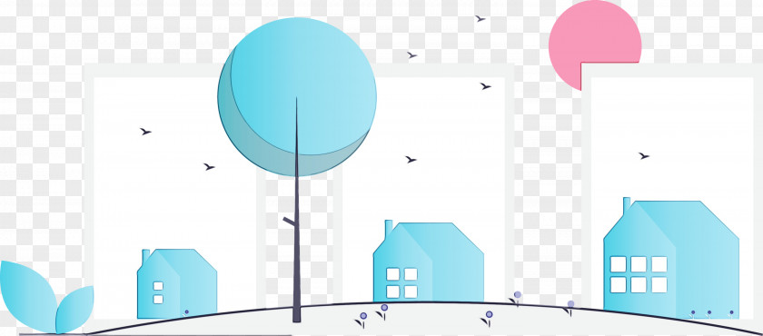 Turquoise Blue Balloon Circle PNG