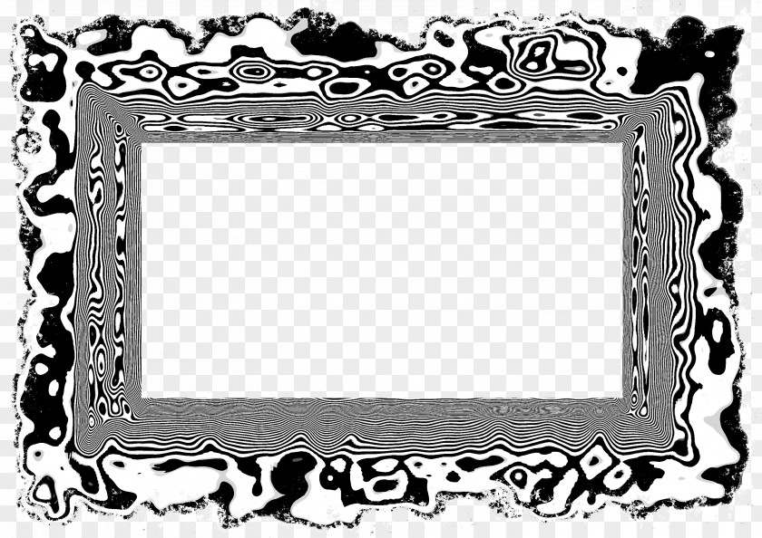 White Frame Black And Picture Frames PNG