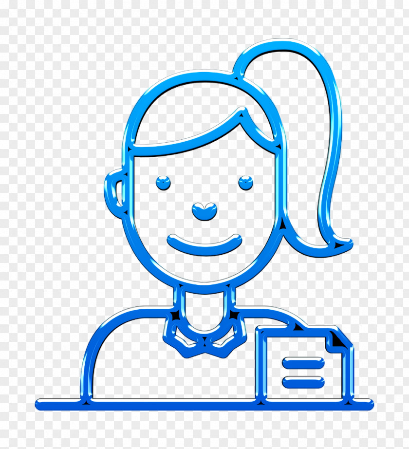 Young Employees Icon Office Worker Portrait PNG