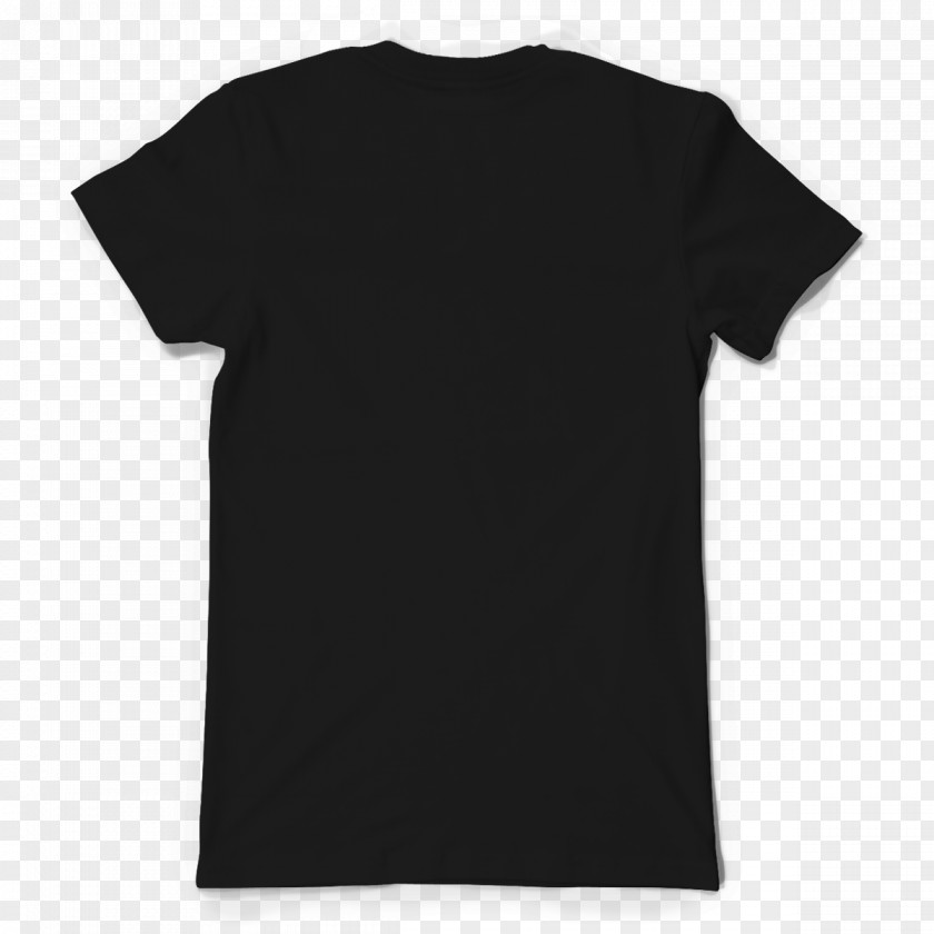 Black T-shirt Back Clothing Sweater Hoodie Sleeve PNG