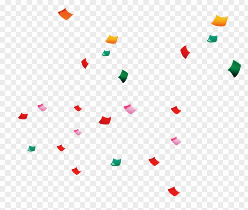 Floating Confetti Paper PNG