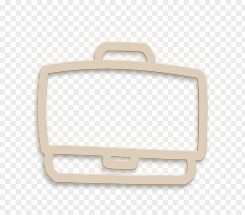 Hand Drawn Icon Suitcase Symbol PNG