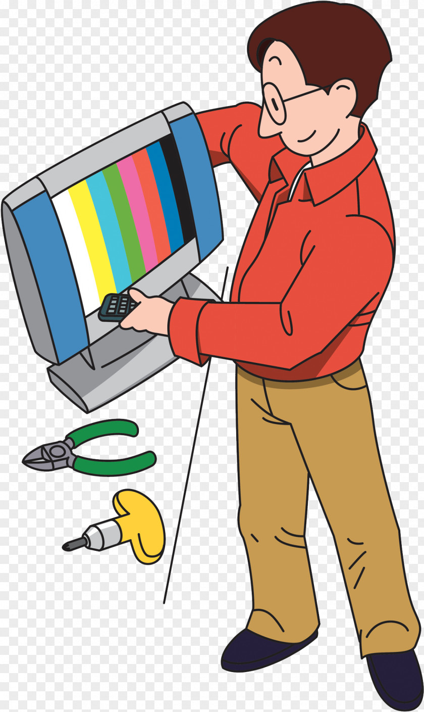 Repair The TV Television Royalty-free Clip Art PNG
