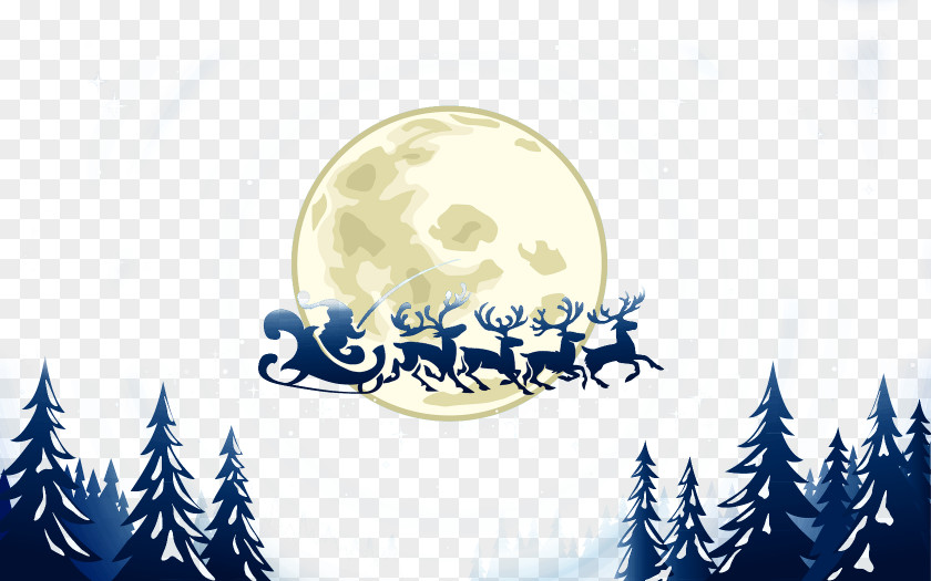 Creative Christmas Eve Free Santa Claus Illustration PNG