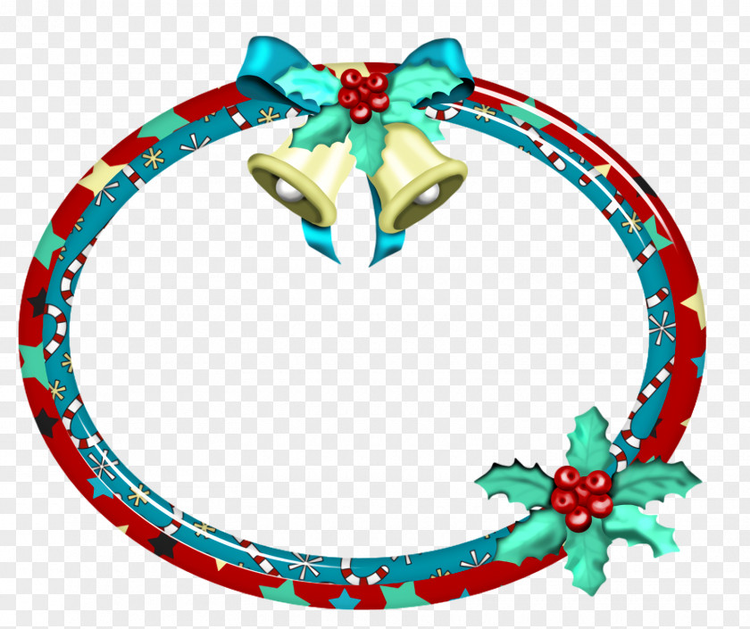 Hair Tie Ornament Christmas Frame Border Decor PNG