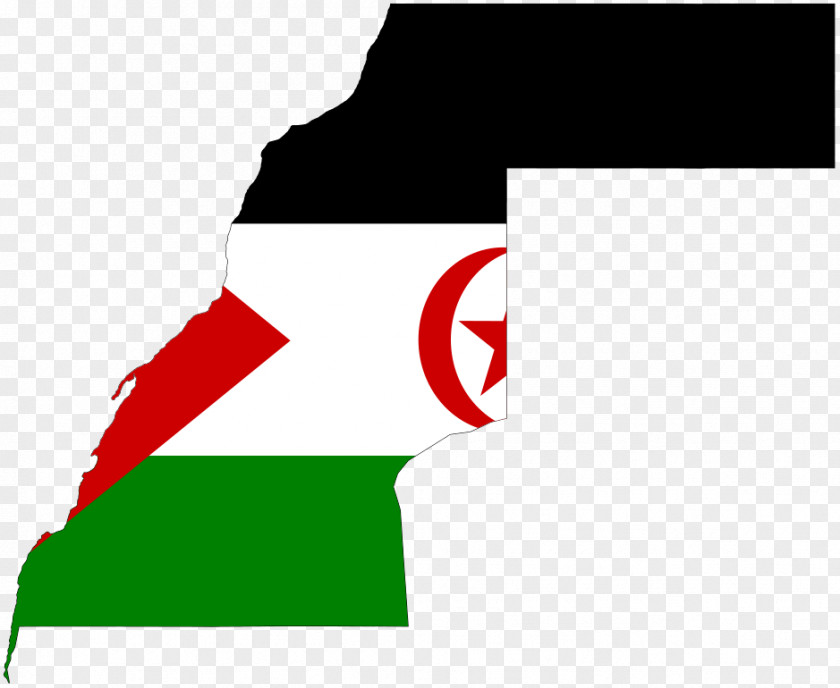 Map Flag Of Western Sahara Morocco PNG