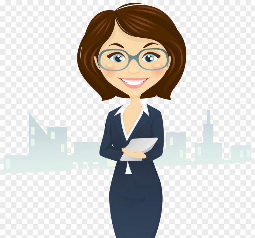 Professional Women Cartoon Drawing Female Illustration PNG