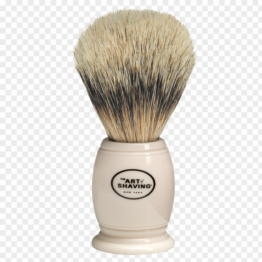 Razor European Badger Shave Brush Shaving Cream PNG