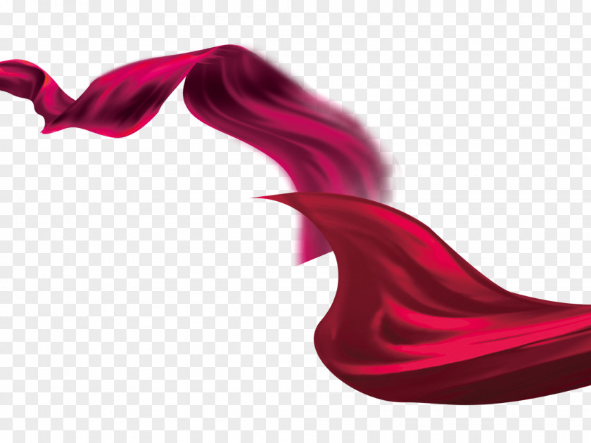 Red Ribbon Silk Icon PNG