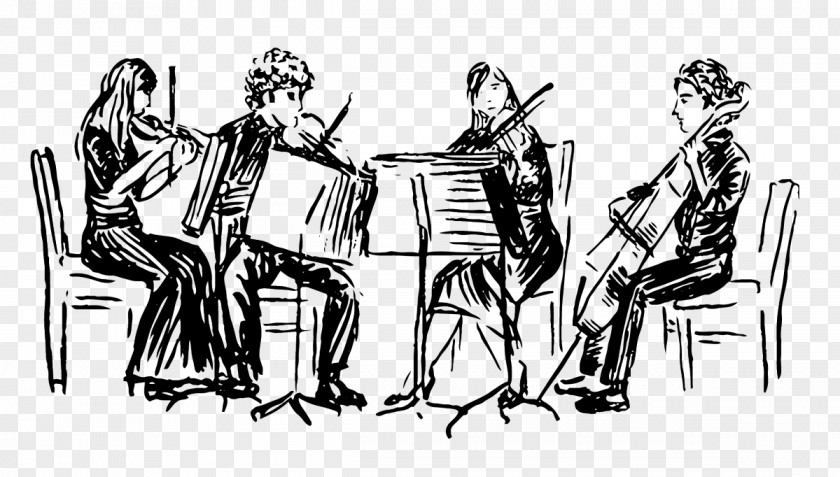 String Quartet Instruments Music PNG quartet Music, music and comics clipart PNG