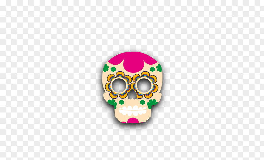 Sugar Calavera Skull PNG