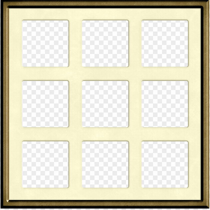 Brown Beautiful Windows Window Picture Frame Square Area Pattern PNG