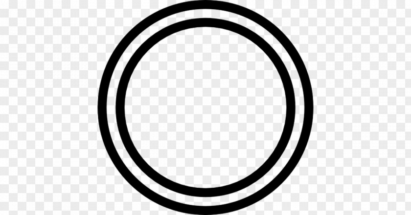 Circle Rim Number White PNG